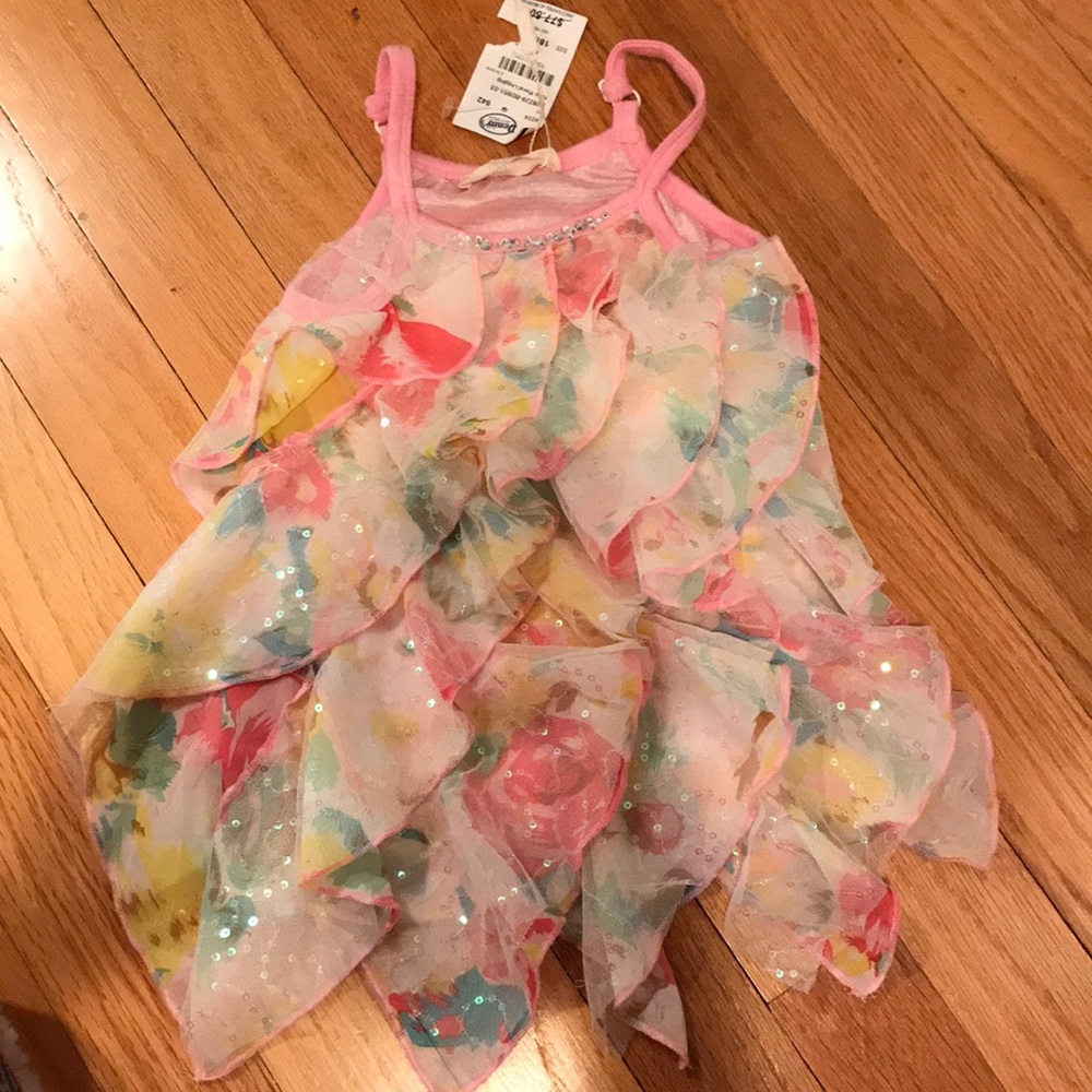 Baby Sara Beautiful soft dress with crystals 18M